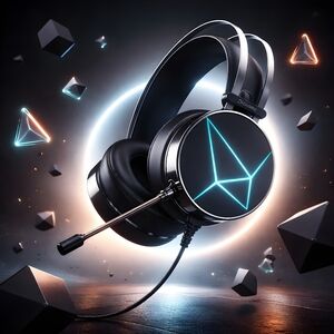 New PeohZarr LED Gaming Headset Mic Surround Sound PS4 Xbox PC